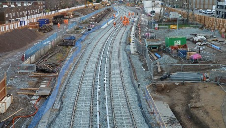 Crossrail Christmas DLR works completed in east London