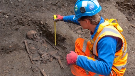14th Century burial ground discovered in central London